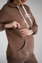 Спортивный костюм 4218115-72 для беременных и кормления, коричневый