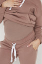 Спортивный костюм 4218115 для беременных и кормления, коричневый