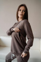 Спортивний костюм 4205114-74 для вагітних і годування, коричневий
