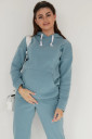 Спортивный костюм 4218115 для беременных и кормления, голубой