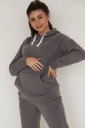 Спортивний костюм 4218115 для вагітних і годування, сірий