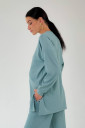 Костюм в рубчик для беременных 4420138-1 в цвете тиффани