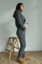 Сірий спортивний костюм для вагітних і годування 4218114-4