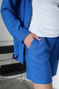 Костюм шорты и рубашка 5000 711  для беременных, синего цвета