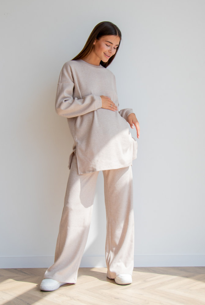 Костюм для вагітних 4420153, бежевого кольору Костюм для вагітних 4420153, бежевого кольору