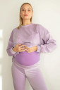 Джемпер та легінси для вагітних 44731541-4, лавандового кольору