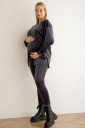 Джемпер та легінси для вагітних 44731541-4, графітового кольору