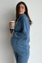 Голубой спортивный костюм для беременных и кормления 4218114-4