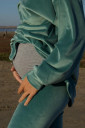 Джемпер та легінси для вагітних 44731541-4, м'ятного кольору