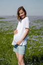 Шорты 4330262 для беременных, мятный