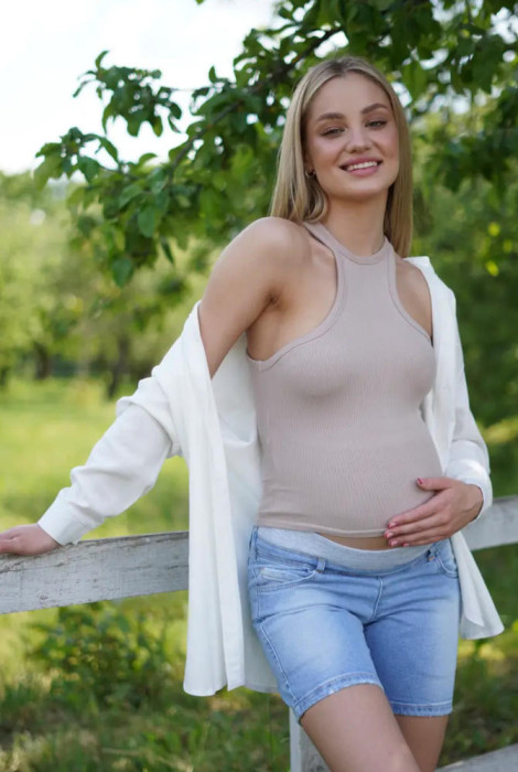 Короткие шорты для беременных 4174501