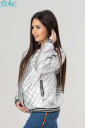 Куртка (бомпер) для вагітних арт. 4166, срібний