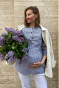 Блузка 4317737 для беременных и кормления, серый