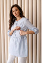 Блузка 4317737 для беременных и кормления, голубой