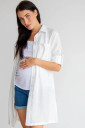 Блузка 1268741 для вагітних, молочний