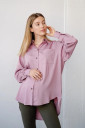 Блуза-рубашка для беременных 2101755, пудра