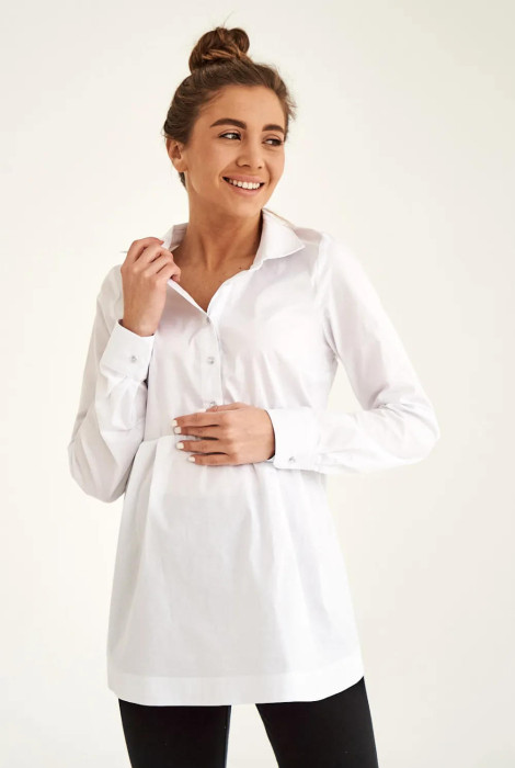 Блуза для вагітних 4411065, біла