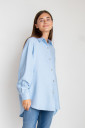 Рубашка для беременных 2101711, голубого цвета