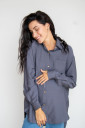 Сорочка для вагітних 2101711, графітового кольору