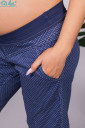 Штани для вагітних арт.667439-1, блакитно-синій