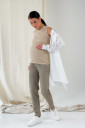 Оливковые брюки для беременных 1172733-7