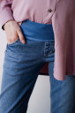 Синие джинсы для беременных с низким поясом 1172498-5 