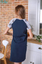 Нічна сорочка для вагітних і годування арт. 4103041-60, синій