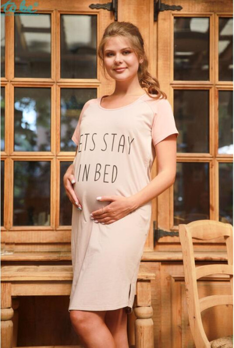 Ночная рубашка для беременных и кормления арт. 4103041-60, мокко