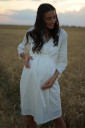 Халат для беременных и кормления арт. 3057041, кремовый