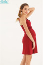 Ночная рубашка для беременных и кормления арт. 3059041, красны