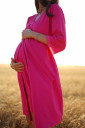 Халат для вагітних арт. 3057041, малиновий