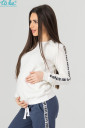 Джемпер для беременных и кормления арт.4146002, молочный