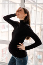 Джемпер 4279051 для беременных и кормления, черный