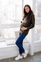 Джемпер 4197114 для беременных и кормления, хаки