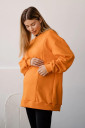 Джемпер 4355114 для беременных и кормления, апельсиновый