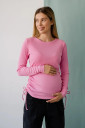 Джемпер для вагітних та годування 4354138, рожевий