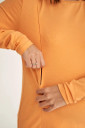 Джемпер 4374041 для вагітних та годування, помаранчевий