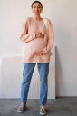 Персиковий джемпер для вагітних і мам, що годують грудьми арт. 4355114