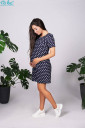 Сукня для вагітних арт.1357623, синій в горох
