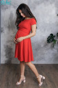 Платье для беременных и кормления арт.4158007, красный
