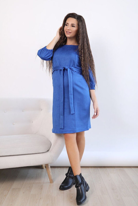 Сукня для вагітних та годування арт.0307701, темно-синій