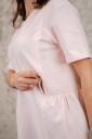 Платье 4242262 для беременных и кормления, персиковый крем