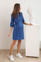 Сукня для вагітних та годування арт.0307701, опівнічно-синій