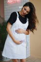 Джинсовий сарафан для вагітних арт. 3147464, білий