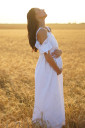 Платье для беременных и кормления арт. 2710724, белый