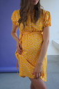 Платье для беременных и кормления арт. 4245726, желтый