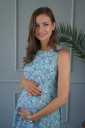 Платье для беременных и кормления арт. 4180725, зелёный