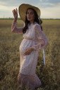 Сукня для вагітних арт. 1458704, персиковий
