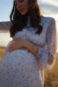 Сукня для вагітних арт. 1458704, небесно-блакитний