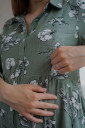 Сукня для вагітних та годування арт. 1457712, оливковий